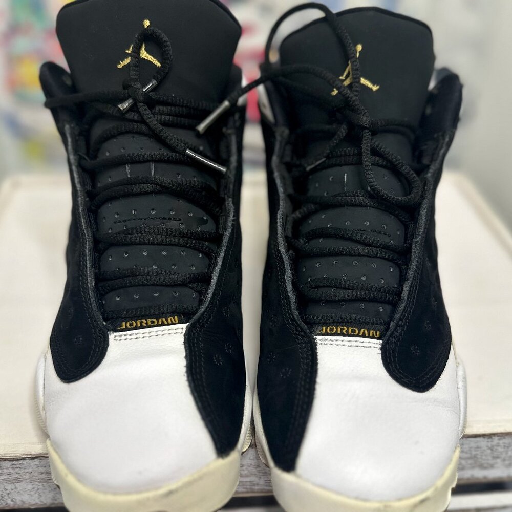 JORDAN 13 RETRO GG "HE GOT GAME" BLACK & WHITE - Picture 4 of 7